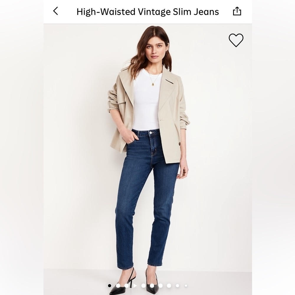 Old Navy High Rise Vintage Slim Jeans